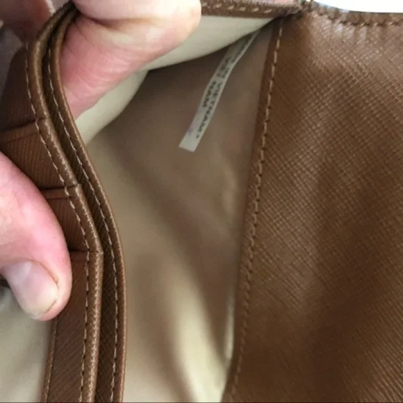 👛 COACH 👛 leather turnlock brown wallet - Picture 6 of 8